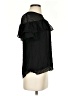 J.Crew Black Short Sleeve Silk Top Size 4 - photo 4