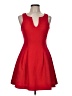 BCBGeneration 100% Polyester Solid Red Cocktail Dress Size 6 - photo 1