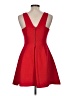 BCBGeneration 100% Polyester Solid Red Cocktail Dress Size 6 - photo 2