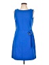 DKNY Solid Blue Casual Dress Size 10 - photo 1