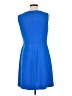 DKNY Solid Blue Casual Dress Size 10 - photo 2