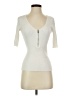 Express Outlet Ivory 3/4 Sleeve Top Size S - photo 1