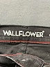 Wallflower Solid Black Shorts Size 7 - photo 3
