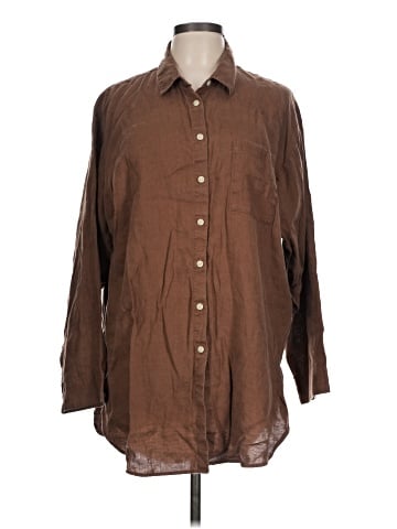 Lands' End Long Sleeve Button-Down Shirt (view 1)