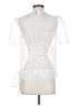 Assorted Brands 100% Acetate White Short Sleeve Blouse Size S (estimated) - photo 2