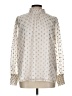 Ann Taylor LOFT Ivory Long Sleeve Blouse Size L - photo 1