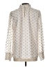 Ann Taylor LOFT Ivory Long Sleeve Blouse Size L - photo 2