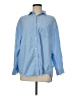 Old Navy 100% Cotton Blue Long Sleeve Button-Down Shirt Size M - photo 1