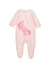 Monica + Andy 100% Recycled Polyester Pink Long Sleeve Onesie Size 0-3 mo - photo 1