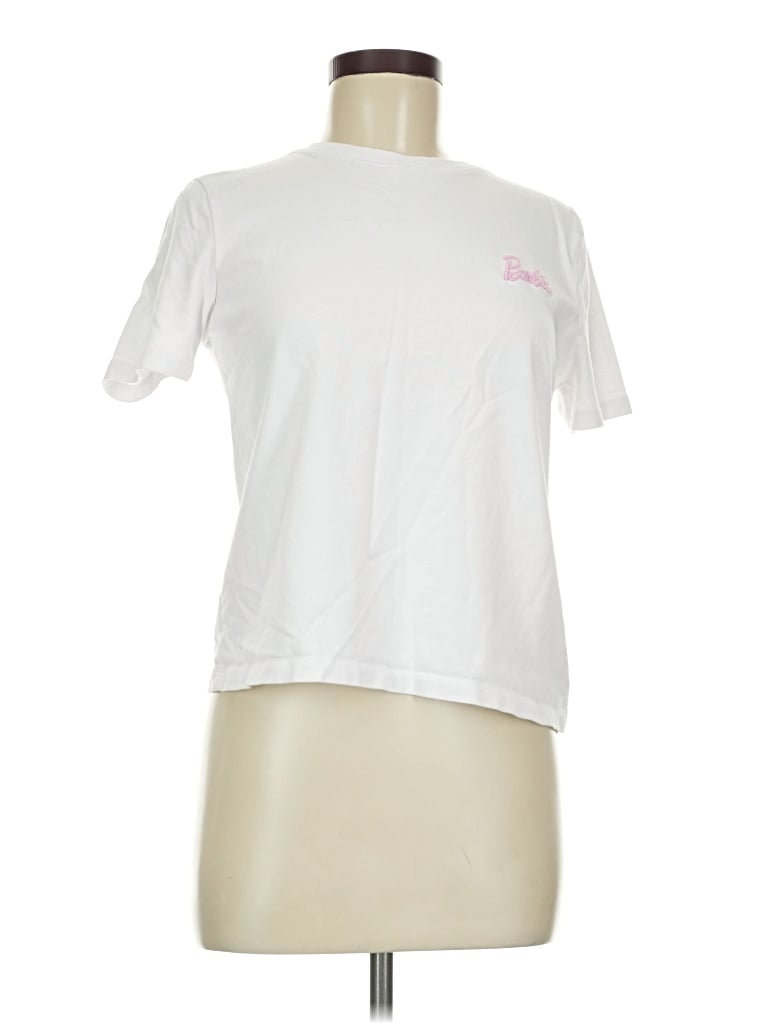 Pre-owned Barbie Short Sleeve T-shirt In White