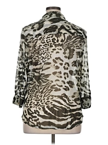 INC International Concepts 3/4 Sleeve Blouse (view 2)