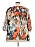 New Directions Orange 3/4 Sleeve Blouse Size 3X (estimated) - photo 2