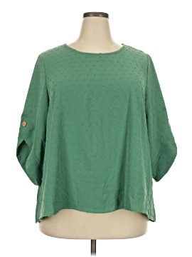 Emery Rose 3/4 Sleeve Blouse