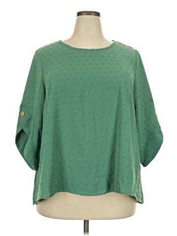 Emery Rose 3/4 Sleeve Blouse (view 1)