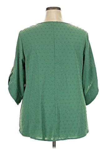 Emery Rose 3/4 Sleeve Blouse (view 2)