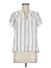 Rails Ivory Short Sleeve Blouse Size M - photo 1