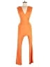 Unbranded 100% Polyester Solid Orange Jumpsuit Size M - photo 1