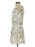Alice + Olivia Paisley Silver Cocktail Dress Size 4 - photo 5
