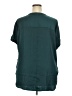 Old Navy 100% Polyester Teal Short Sleeve Blouse Size XXL - photo 2