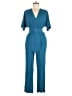 Ann Taylor Solid Teal Jumpsuit Size 6 - photo 1