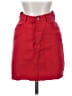 John Galt Solid Red Denim Skirt Size XS - photo 1