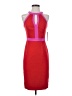 Jay Godfrey Color Block Pink Red Cocktail Dress Size 0 - photo 1