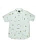 Billabong Print Silver Blue Short Sleeve Button-Down Shirt Size M (youth) - photo 1