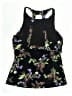 Athleta Floral Black Swimsuit Top Size 36D/DD - photo 2