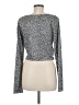 Revival Gray Long Sleeve Top Size M - photo 2