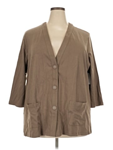 Appleseeds 3/4 Sleeve Button-Down Shirt (view 1)