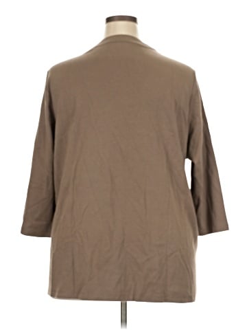 Appleseeds 3/4 Sleeve Button-Down Shirt (view 2)