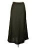 H&M 100% Polyester Solid Green Formal Skirt Size M - photo 2