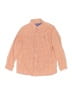 J. Bailey Checkered-gingham Orange Long Sleeve Button-Down Shirt Size 10 - photo 1