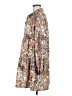 Shein 100% Polyester Paisley Brown Casual Dress Size 6 - photo 5