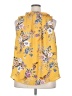 Torrid 100% Polyester Yellow Sleeveless Blouse Size 3X Plus (3) - photo 2