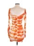 BY.DYLN Tie-dye Orange Cocktail Dress Size S - photo 2