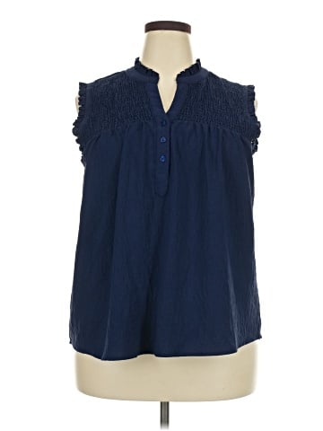 Rain Sleeveless Blouse (view 1)