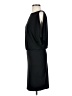 Moda International Solid Black Cocktail Dress Size S - photo 5