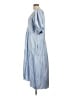 FRAME Solid Blue Casual Dress Size L - photo 5