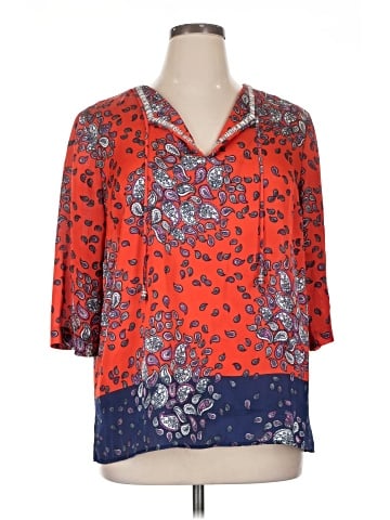 Jones New York Signature 3/4 Sleeve Blouse (view 1)