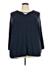 Cato Blue 3/4 Sleeve Top Size 26/28W - photo 1