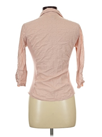 Max Studio 3/4 Sleeve Button-Down Shirt (view 2)