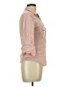 Max Studio 100% Cotton Pink 3/4 Sleeve Button-Down Shirt Size L - photo 4
