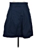 Zara Basic 100% Cotton Solid Blue Casual Skirt Size M - photo 2