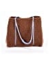 By Anthropologie 100% Polyester Brown Tote One size - photo 1