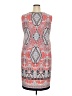 Sandra Darren Print Gray Casual Dress Size 2X - photo 2