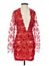 Superdown 100% Polyester Red Cocktail Dress Size XS - photo 1
