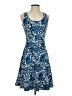 MICHAEL Michael Kors Print Blue Cocktail Dress Size 0 - photo 1