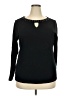 Karen Scott 100% Cotton Black Pullover Sweater Size 2X - photo 1