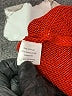 NY Collection 100% Acrylic Red Poncho Size 1X - photo 8